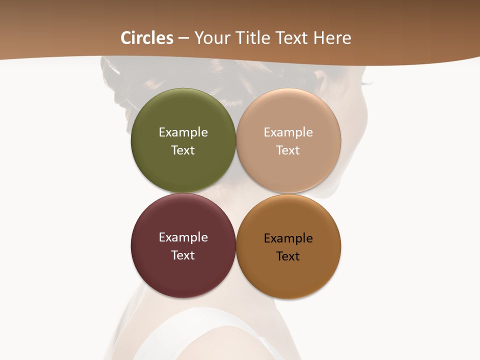 Hairdo Fashionable Hairstyle PowerPoint Template