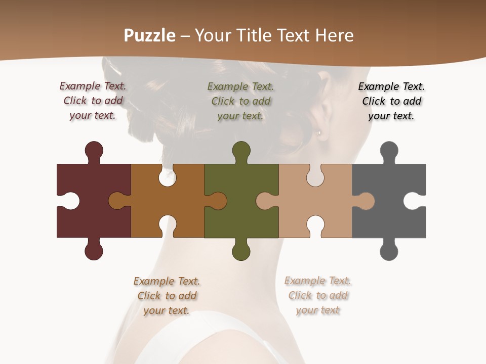 Hairdo Fashionable Hairstyle PowerPoint Template