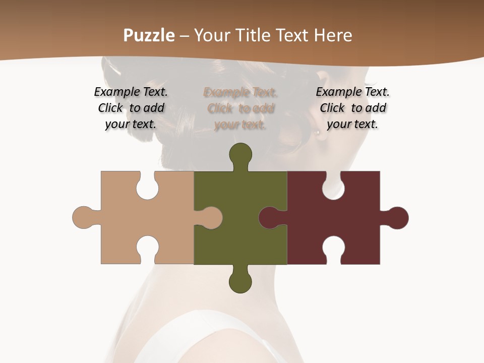 Hairdo Fashionable Hairstyle PowerPoint Template