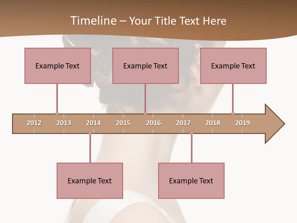 Hairdo Fashionable Hairstyle PowerPoint Template