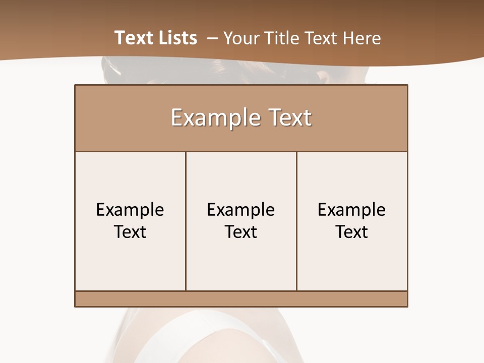 Hairdo Fashionable Hairstyle PowerPoint Template