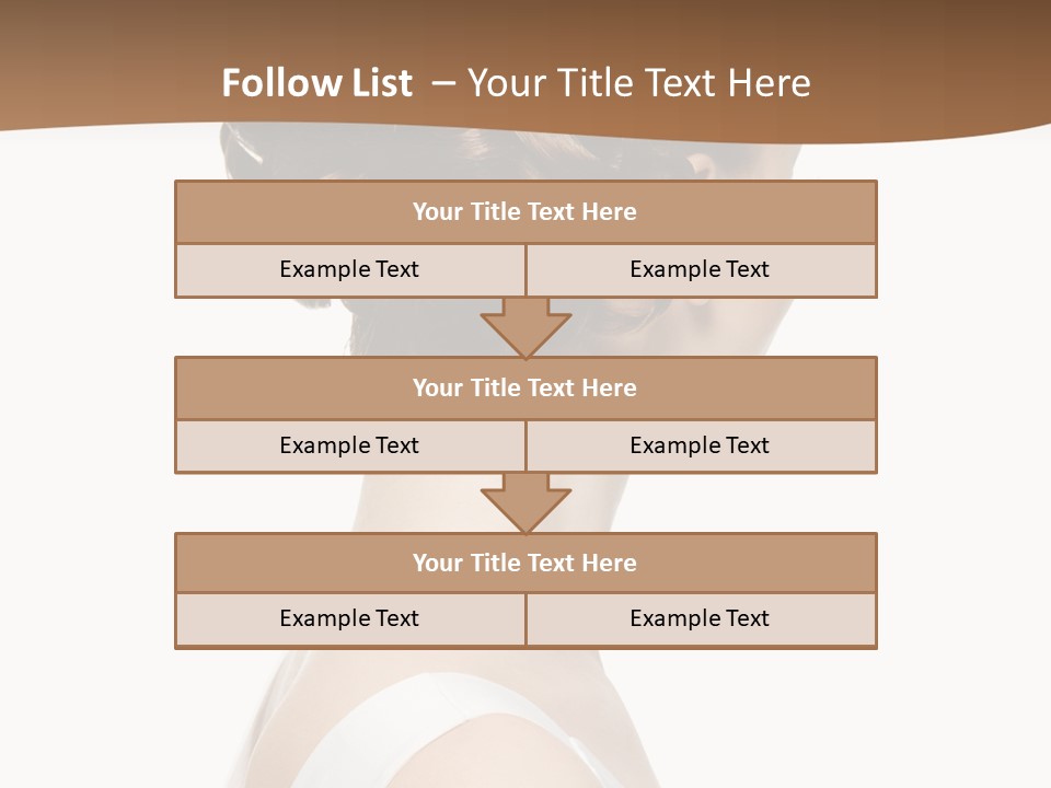 Hairdo Fashionable Hairstyle PowerPoint Template