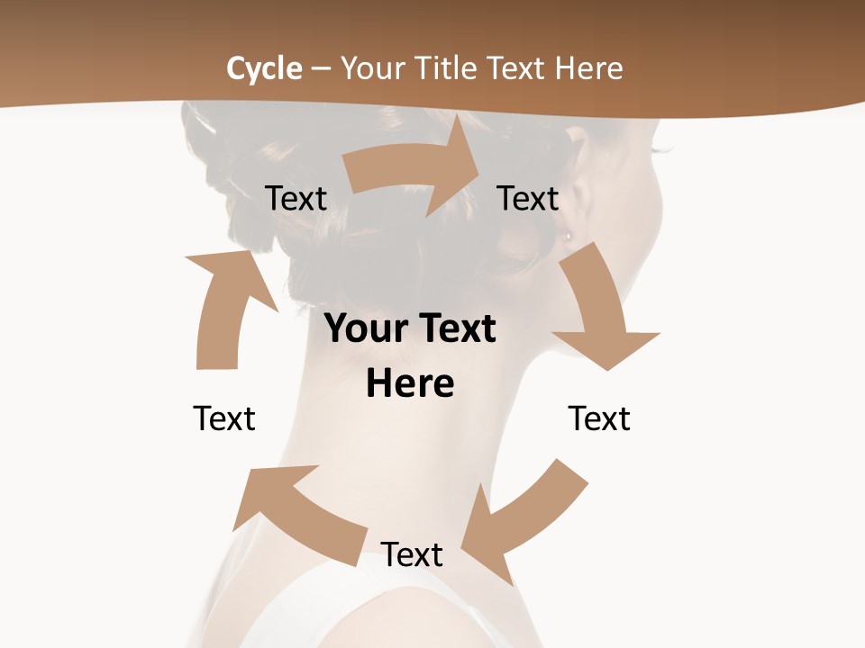 Hairdo Fashionable Hairstyle PowerPoint Template