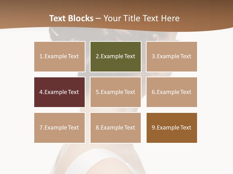 Hairdo Fashionable Hairstyle PowerPoint Template