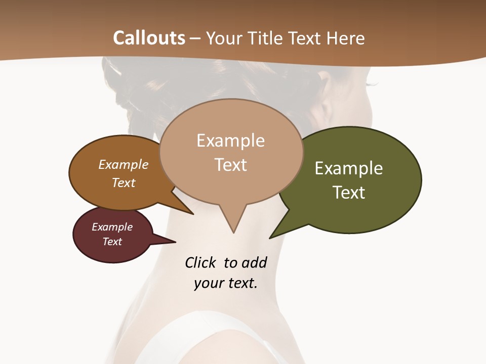 Hairdo Fashionable Hairstyle PowerPoint Template