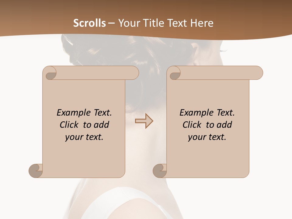Hairdo Fashionable Hairstyle PowerPoint Template