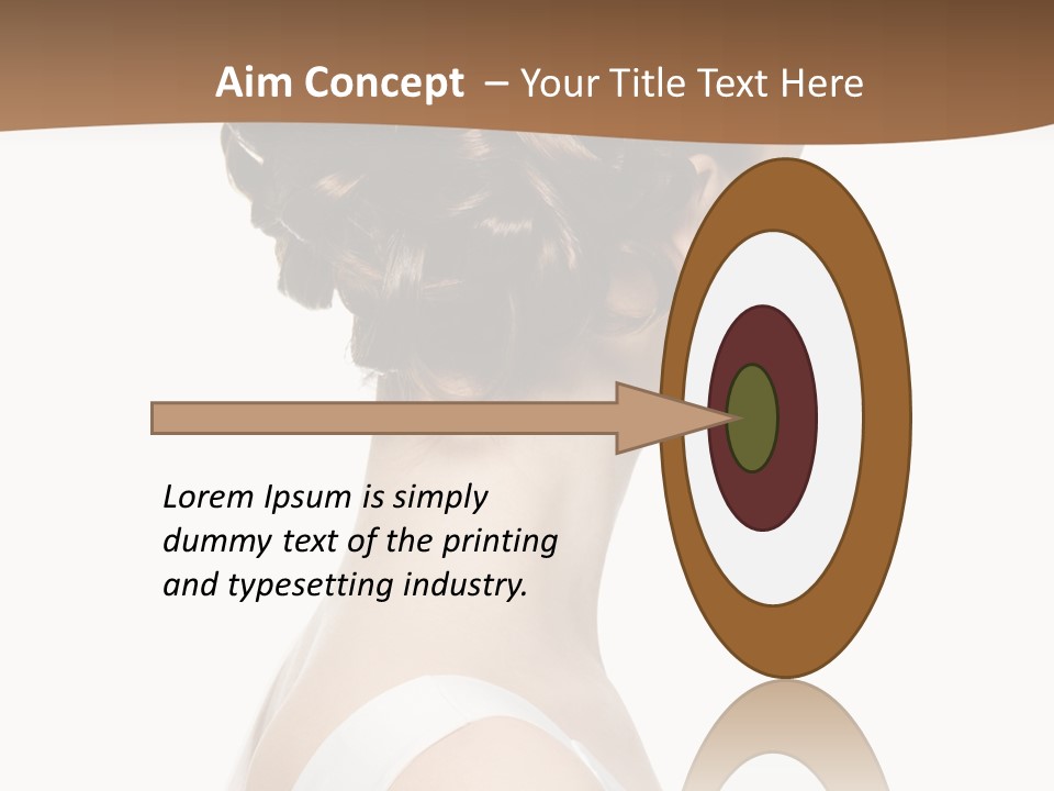 Hairdo Fashionable Hairstyle PowerPoint Template