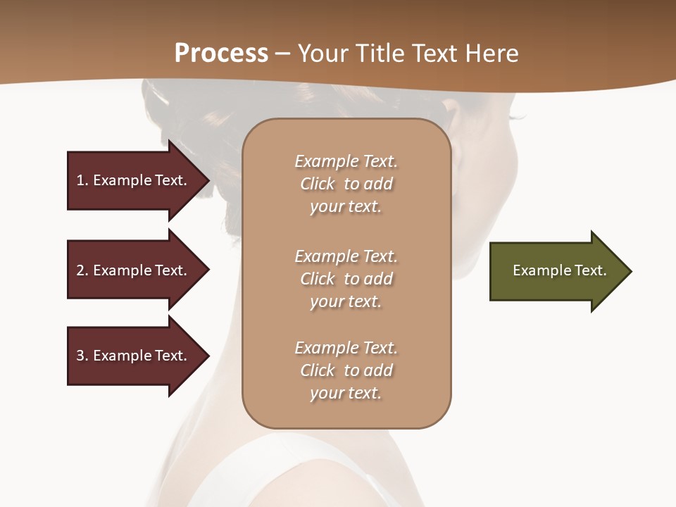 Hairdo Fashionable Hairstyle PowerPoint Template