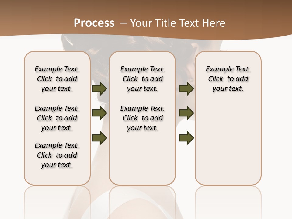 Hairdo Fashionable Hairstyle PowerPoint Template