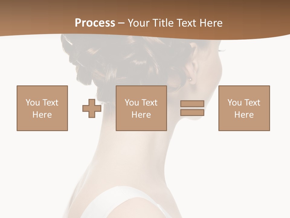 Hairdo Fashionable Hairstyle PowerPoint Template