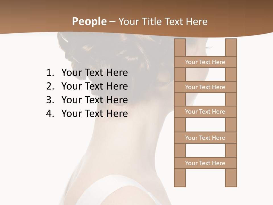 Hairdo Fashionable Hairstyle PowerPoint Template