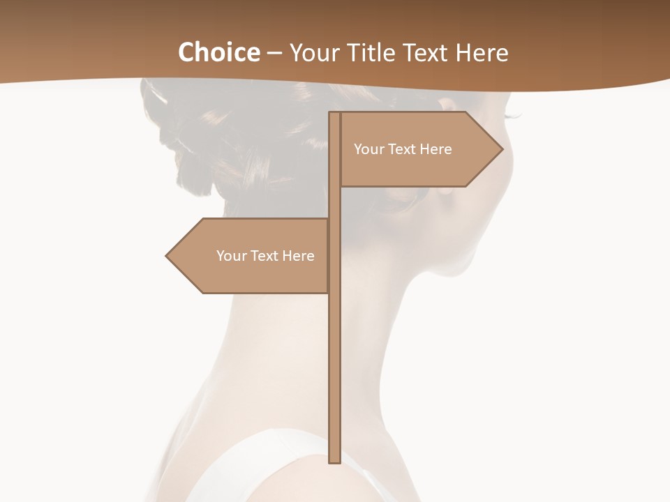 Hairdo Fashionable Hairstyle PowerPoint Template