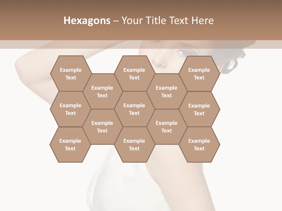 Copy Space White Background Profile PowerPoint Template