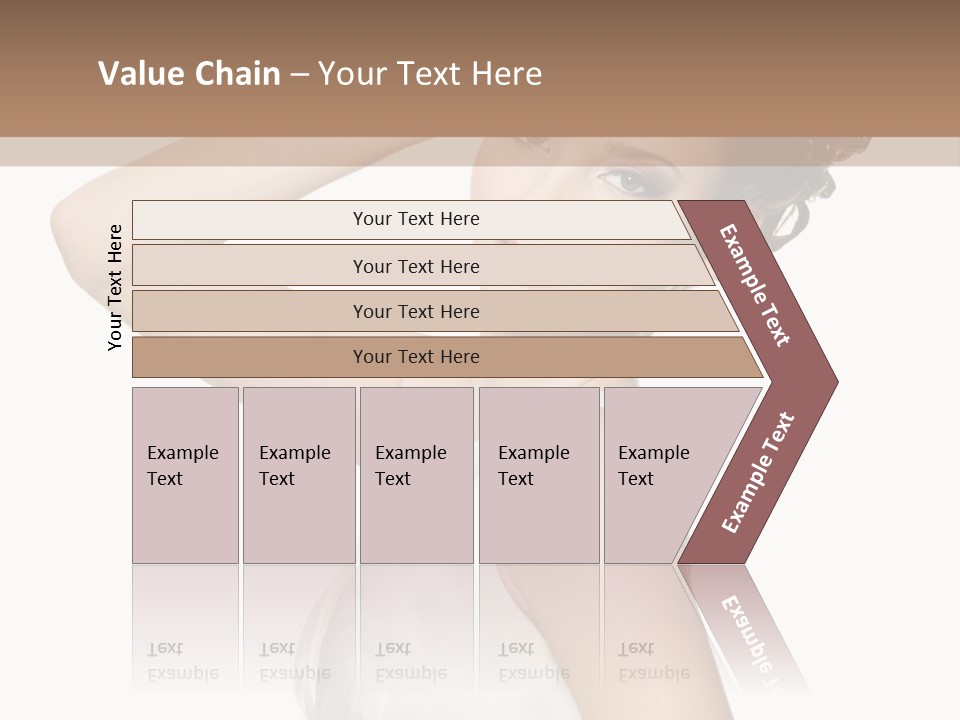 Copy Space White Background Profile PowerPoint Template