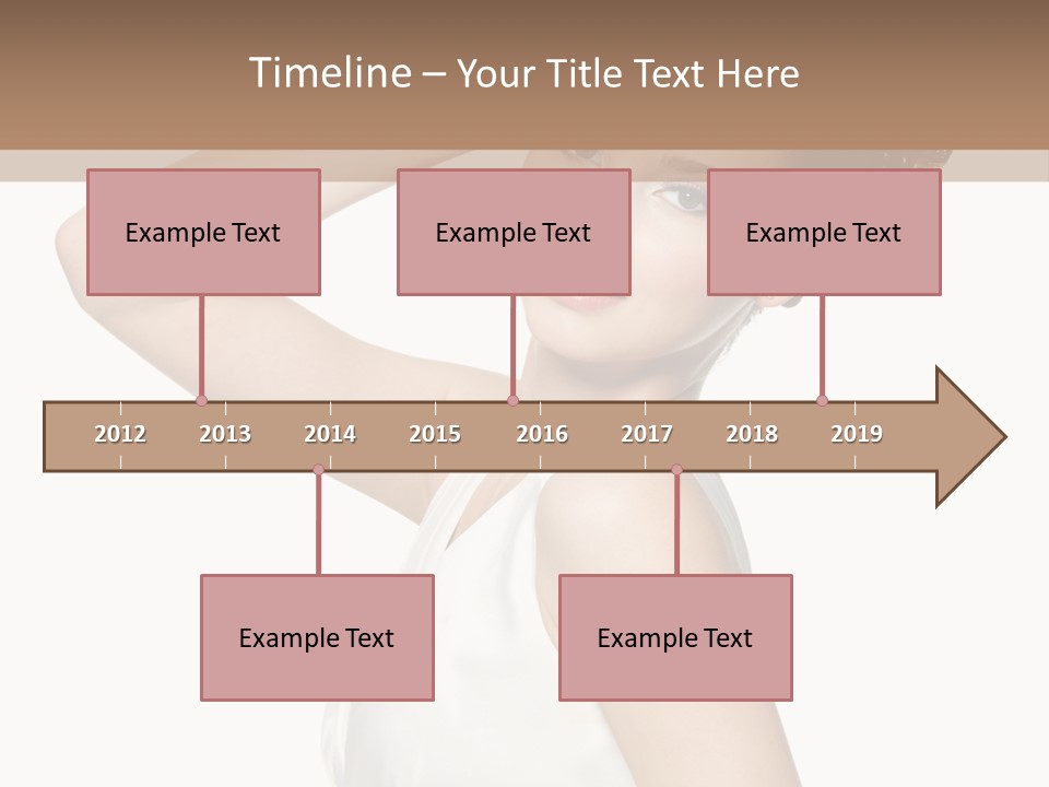 Copy Space White Background Profile PowerPoint Template