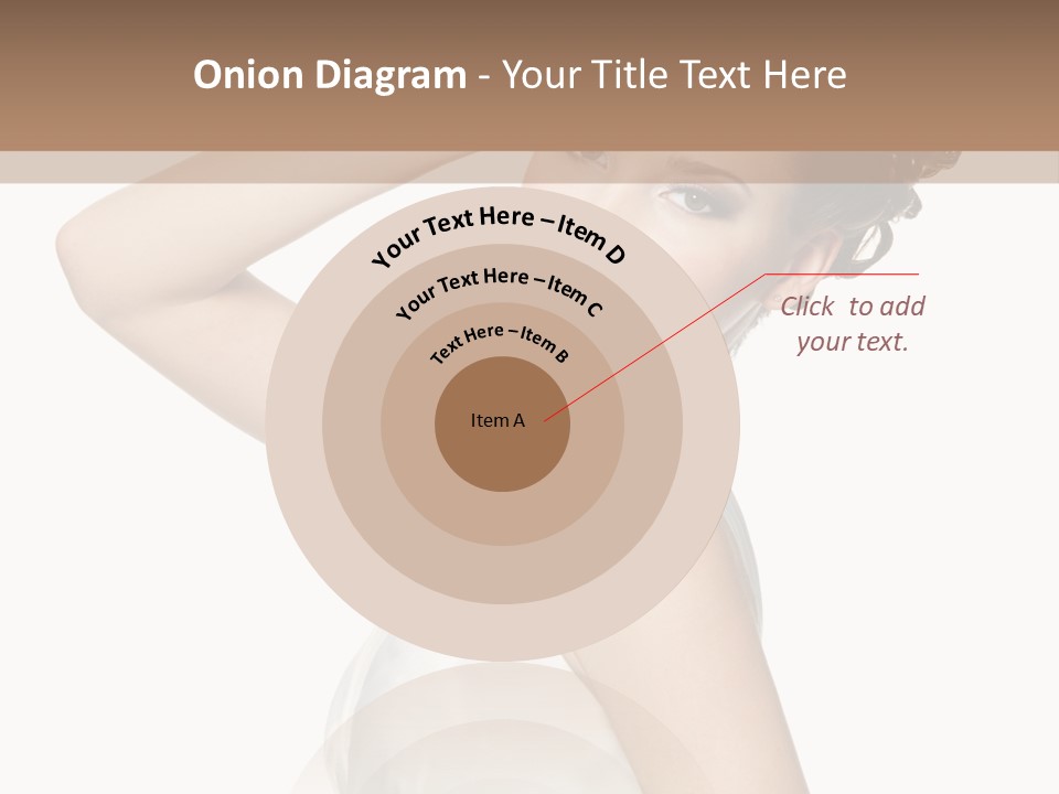 Copy Space White Background Profile PowerPoint Template