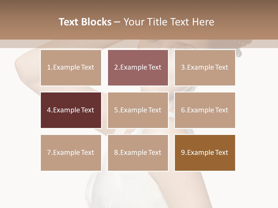 Copy Space White Background Profile PowerPoint Template