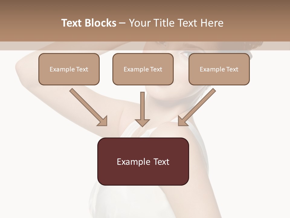 Copy Space White Background Profile PowerPoint Template