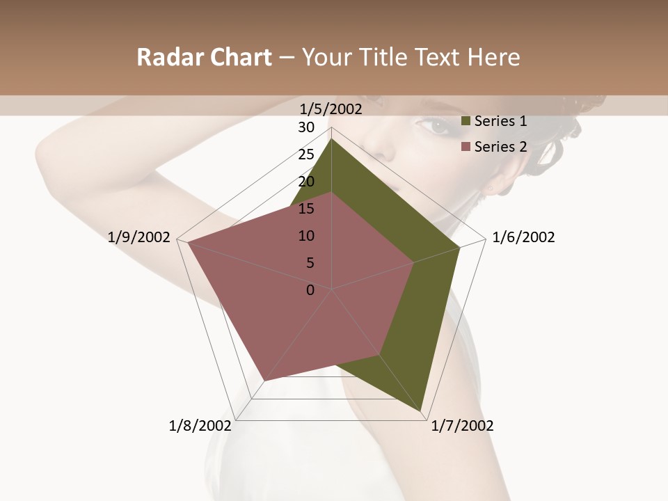 Copy Space White Background Profile PowerPoint Template