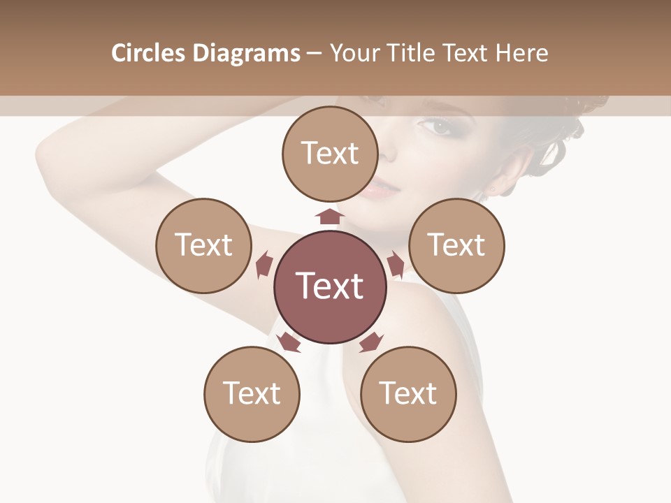 Copy Space White Background Profile PowerPoint Template