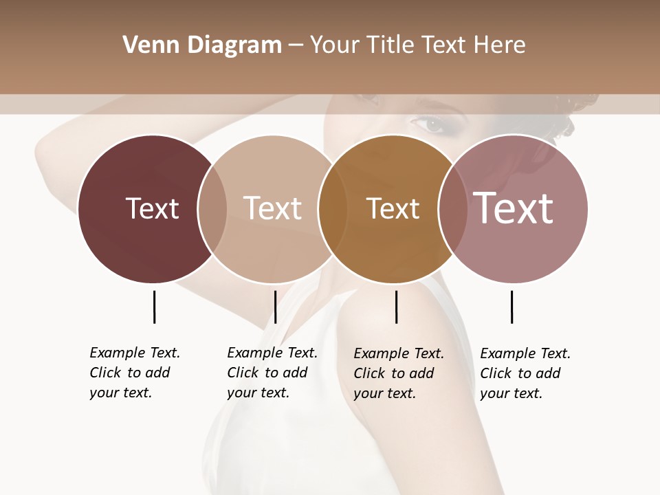 Copy Space White Background Profile PowerPoint Template
