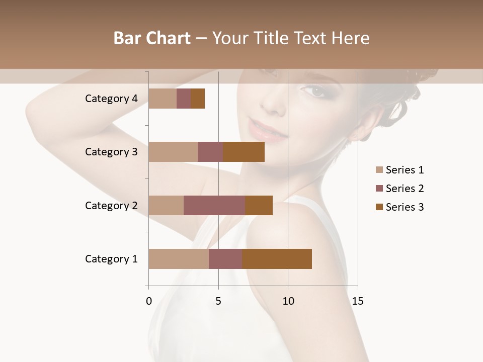 Copy Space White Background Profile PowerPoint Template