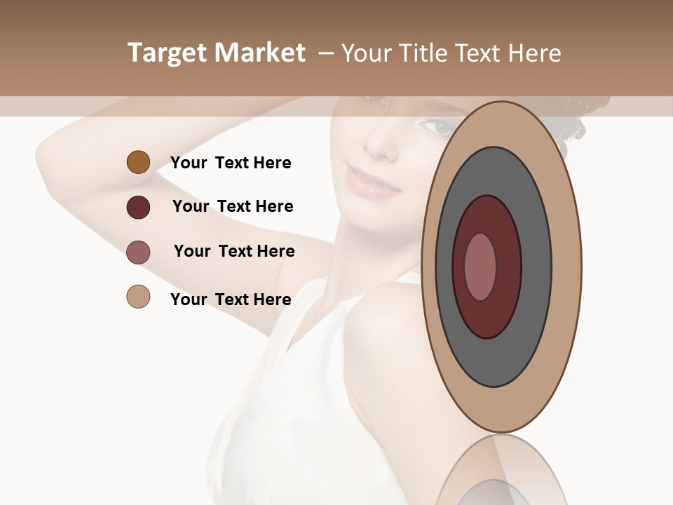 Copy Space White Background Profile PowerPoint Template