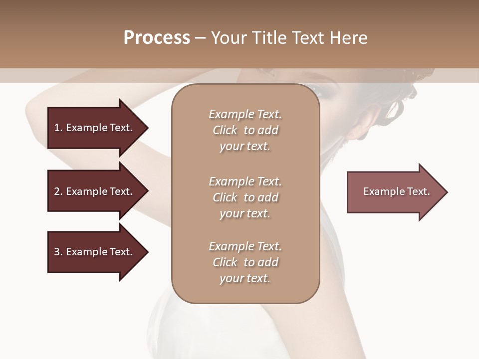 Copy Space White Background Profile PowerPoint Template