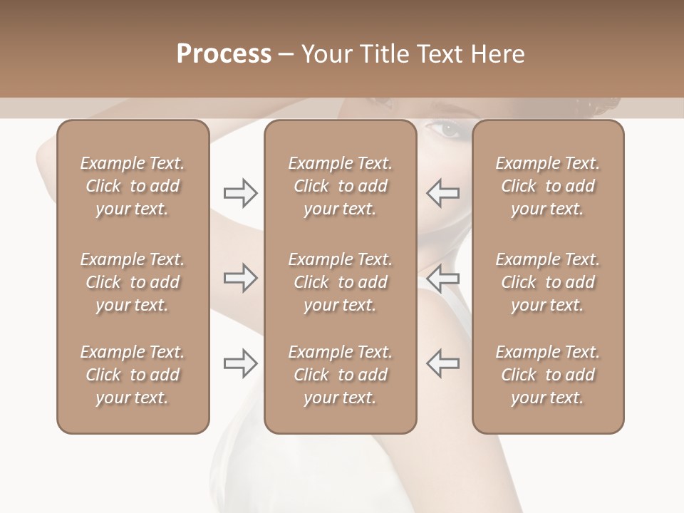 Copy Space White Background Profile PowerPoint Template