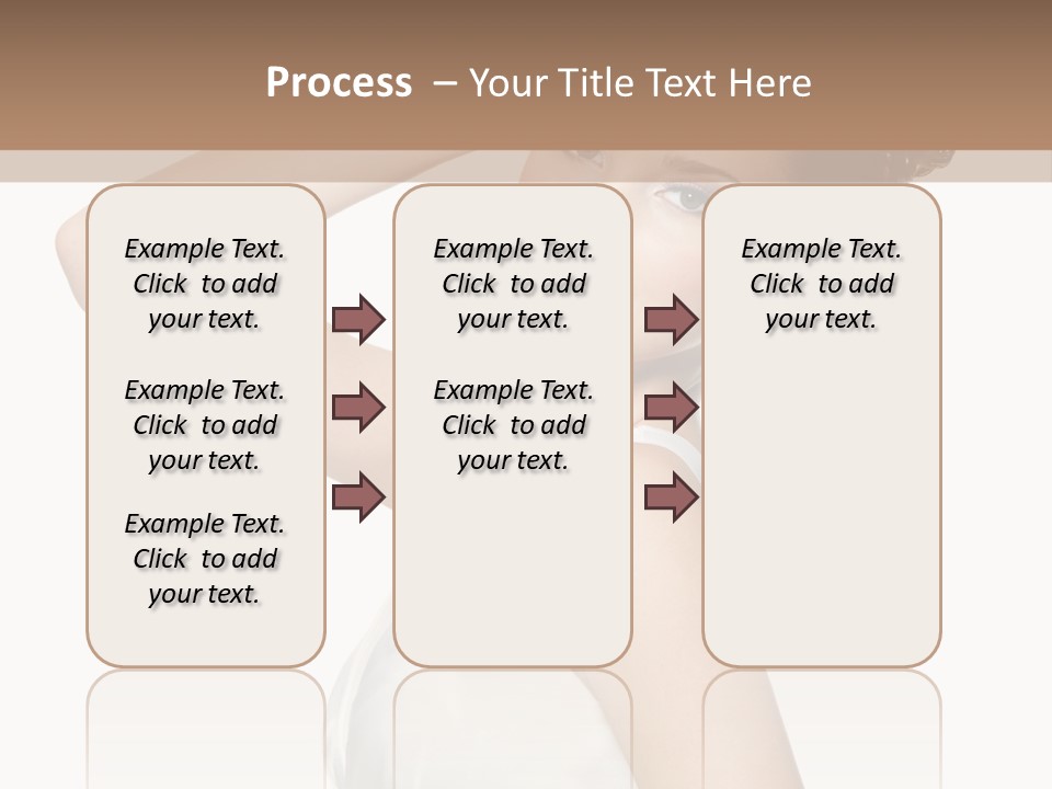 Copy Space White Background Profile PowerPoint Template