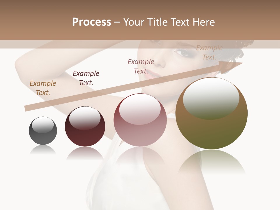 Copy Space White Background Profile PowerPoint Template