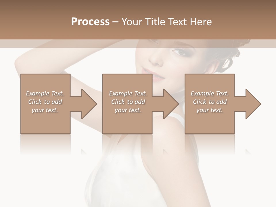 Copy Space White Background Profile PowerPoint Template
