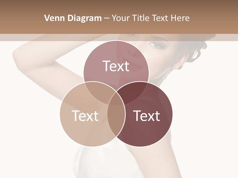 Copy Space White Background Profile PowerPoint Template