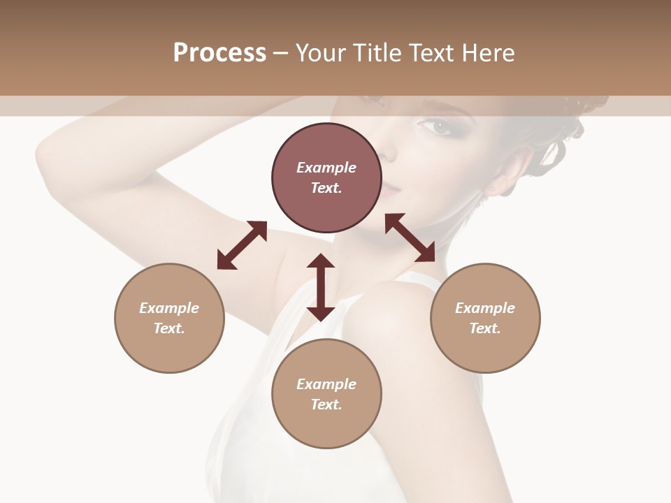 Copy Space White Background Profile PowerPoint Template