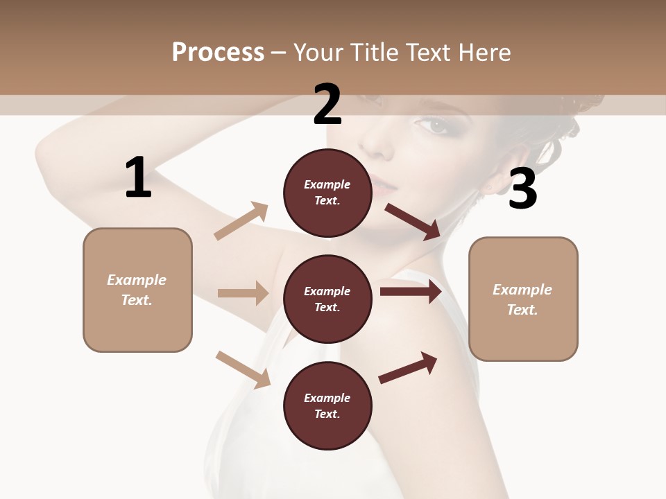 Copy Space White Background Profile PowerPoint Template