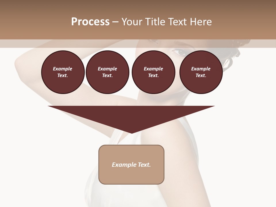 Copy Space White Background Profile PowerPoint Template