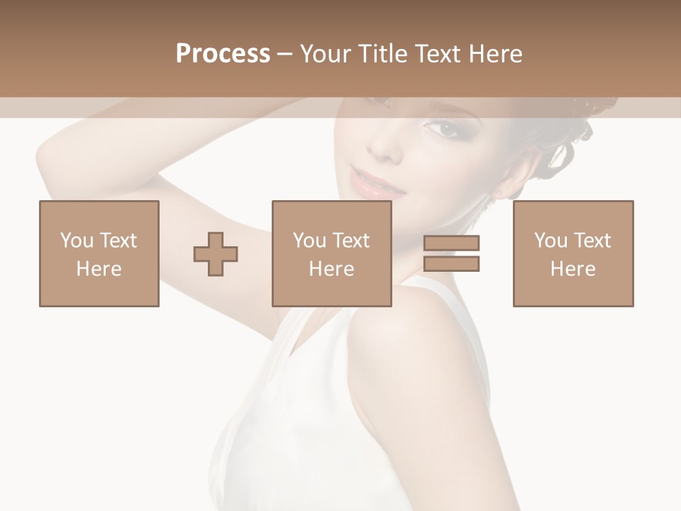 Copy Space White Background Profile PowerPoint Template