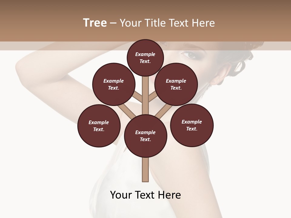 Copy Space White Background Profile PowerPoint Template