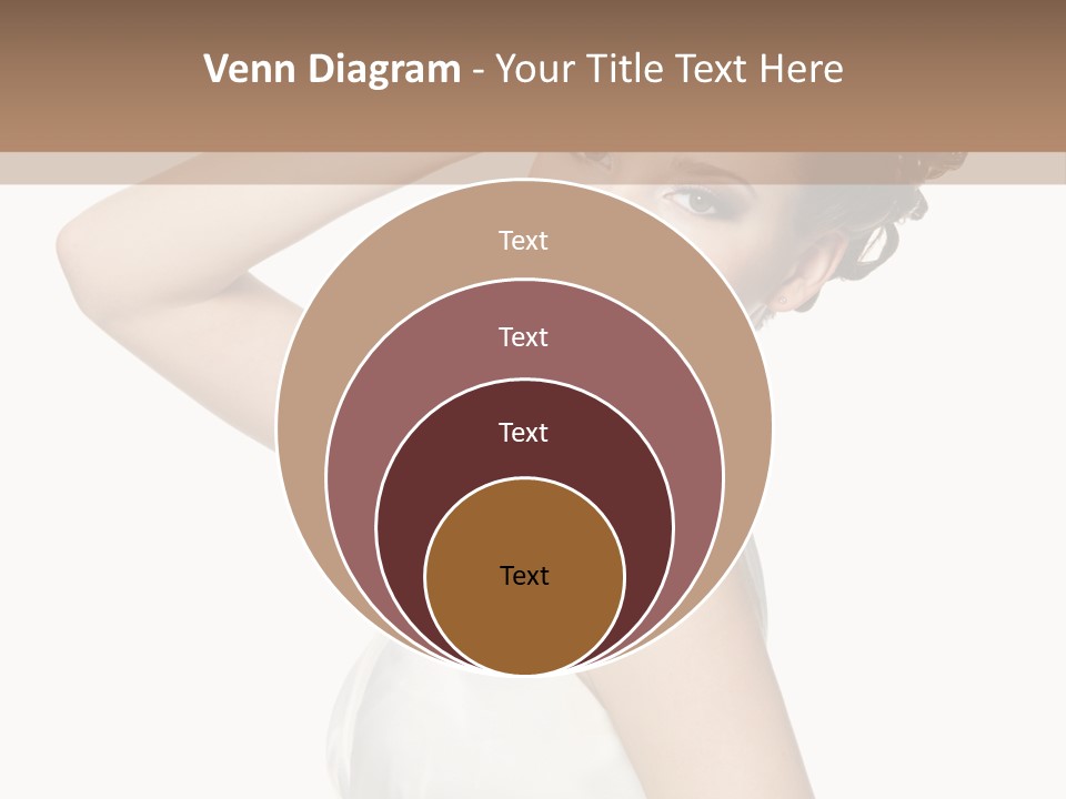 Copy Space White Background Profile PowerPoint Template