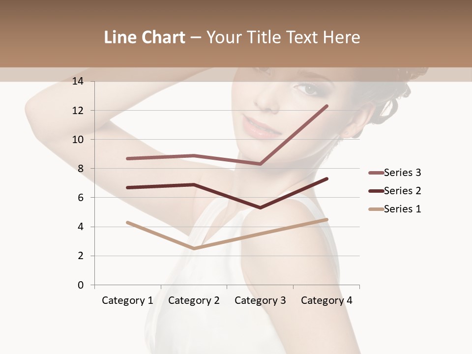 Copy Space White Background Profile PowerPoint Template