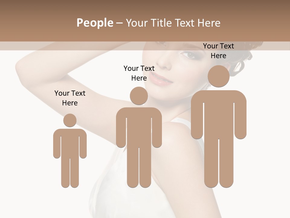 Copy Space White Background Profile PowerPoint Template