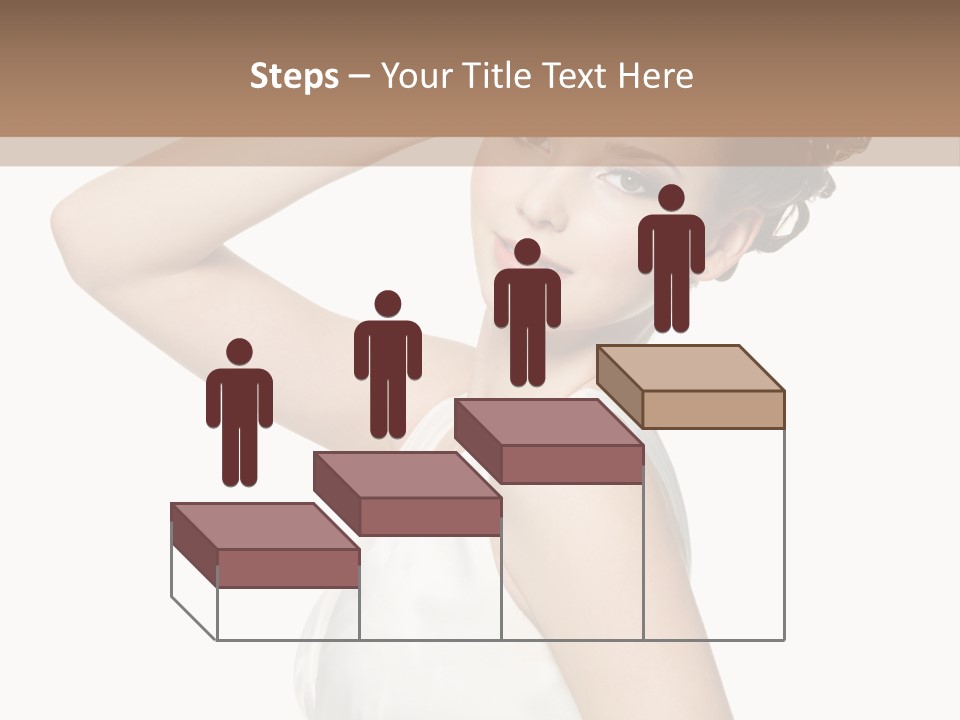 Copy Space White Background Profile PowerPoint Template