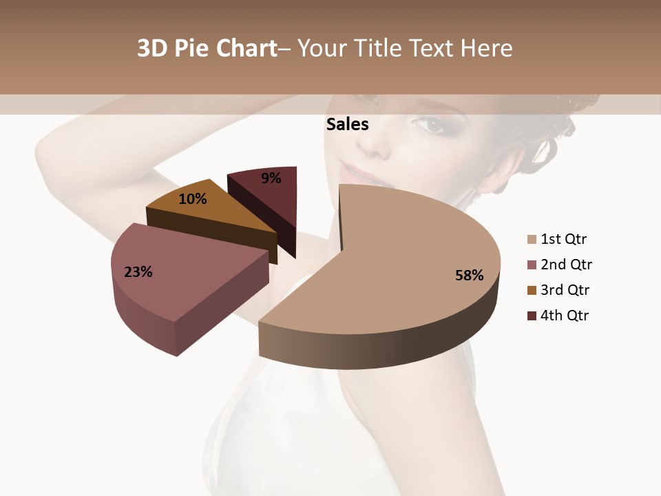 Copy Space White Background Profile PowerPoint Template