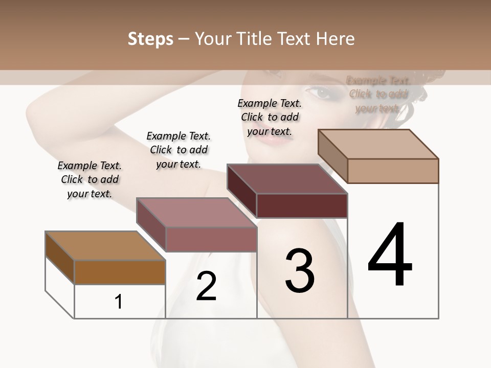 Copy Space White Background Profile PowerPoint Template