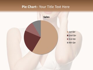 Cute Eye Make Up Elegant PowerPoint Template