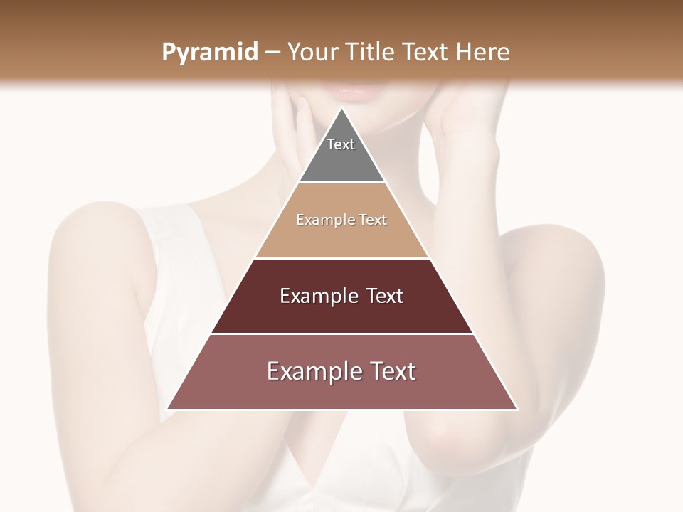 Cute Eye Make Up Elegant PowerPoint Template