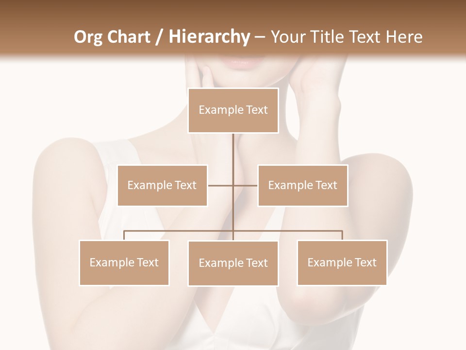 Cute Eye Make Up Elegant PowerPoint Template