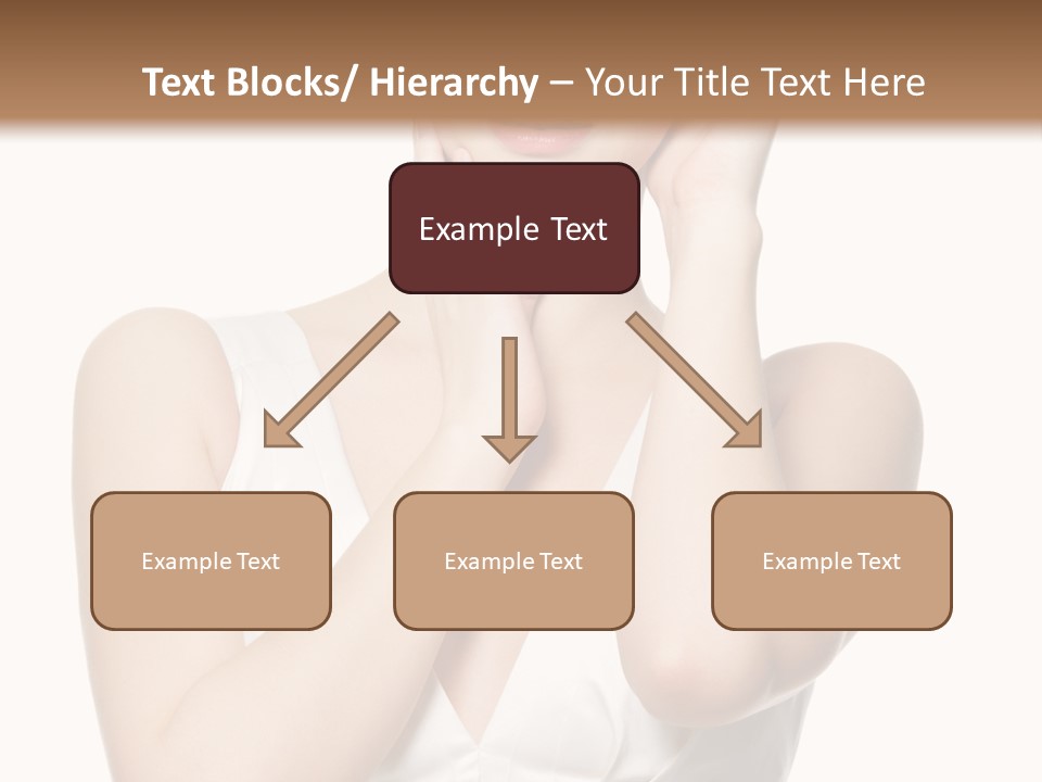 Cute Eye Make Up Elegant PowerPoint Template