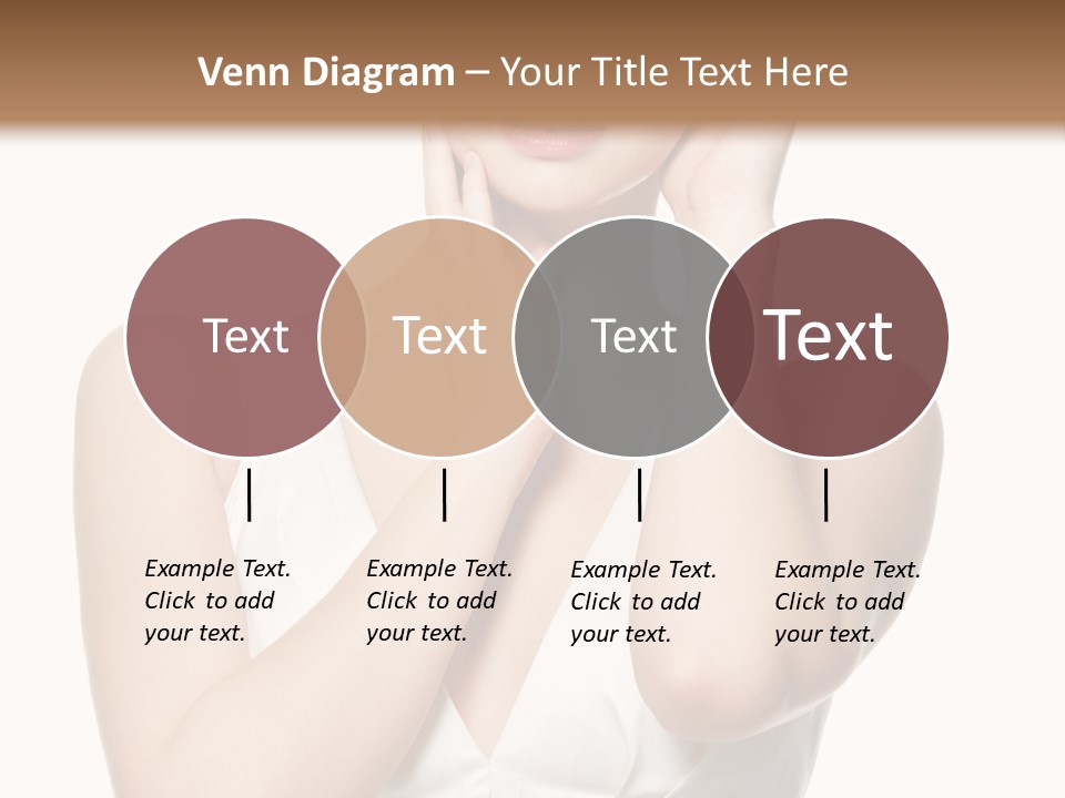 Cute Eye Make Up Elegant PowerPoint Template