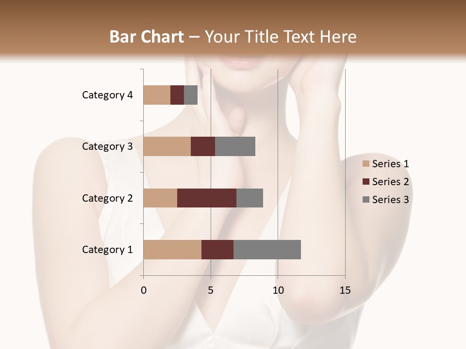 Cute Eye Make Up Elegant PowerPoint Template